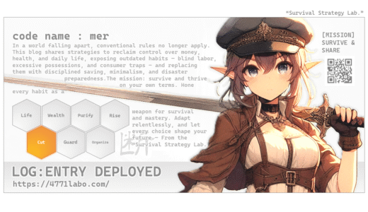 【断捨離編⑤（継続）】1回やれば終わりだと思った？残念！